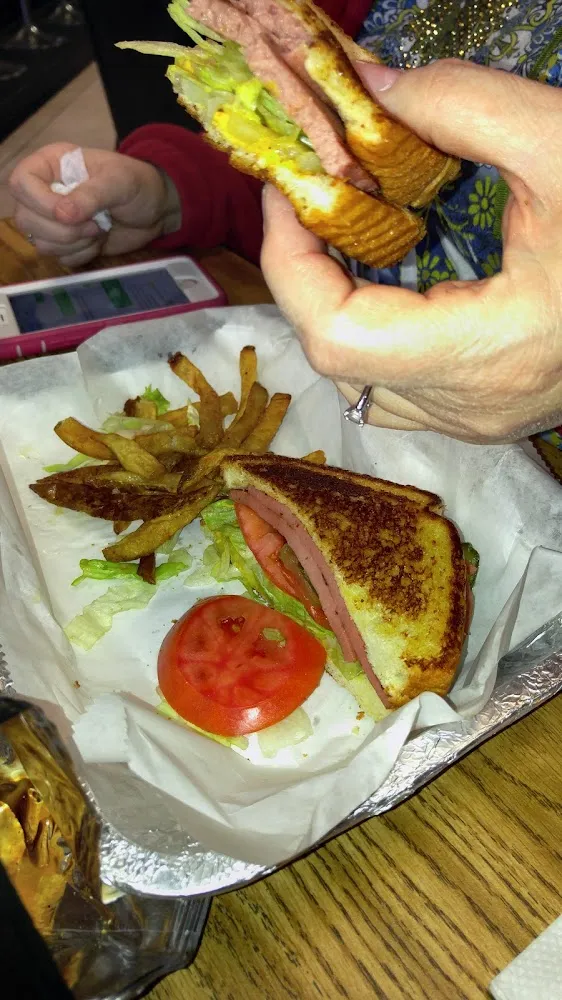 Fried Bologna Sandwich